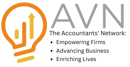 AVN – The Accountants' Network transforms accounting practices into thriving advisory businesses that work for their owners. For over 25 years, we've helped accountants build profitable, future-proofed practices while maintaining work-life harmony. Through innovation, community, and proven methodologies, we empower firms, advance businesses, and enrich lives—creating positive change that extends from practice owners to their clients and communities worldwide.