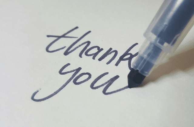 The Power of a Thank You